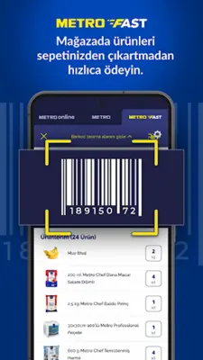 METRO - Cepten Hızlı Alışveriş android App screenshot 0