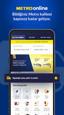 METRO - Cepten Hızlı Alışveriş android App screenshot 2